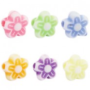 Acryl kralen 6mm Summer Mix Multicolour